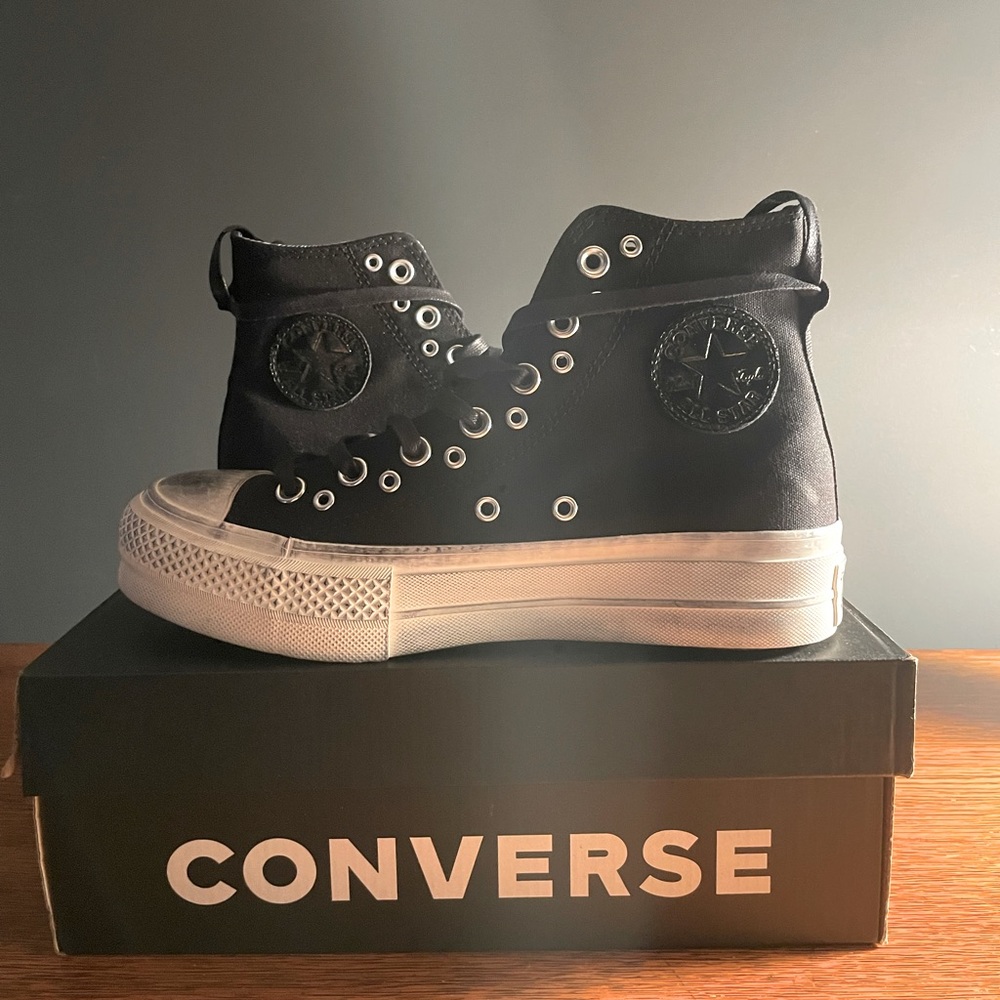 CONVERSE CHUCK TAYLOR ALL STAR LIFT PLATFORM PUNK HIGH TOP SHOE LIMITED EDITION